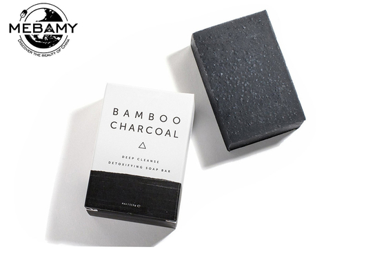 Black Activated Bamboo Charcoal Natural Handcrafted Soap Deep Cleanse Detoksifikasi