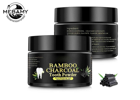 Penghapusan Plak Teeth Whitening Bleaching Kit, Bambu Arang Teeth Whitening Powder