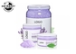 Lavender Mint Sugar Body Scrub Spearmint Oils Menghilangkan Stres / Kecemasan