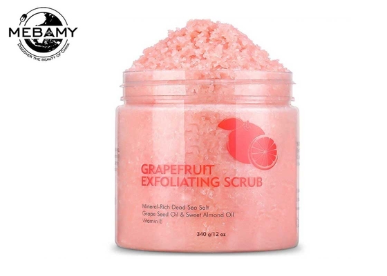 Grapefruit Sea Sea Salt Skin Care Body Scrub Untuk Deeping Cleanse And Detoxify