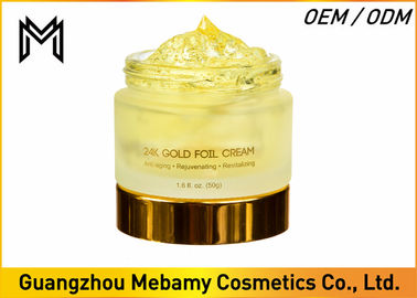 Foil Gel Revitalizing 24K Gold Face Cream Meningkatkan Tekstur Kulit / Kecerahan