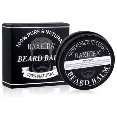Kit Perawatan Jenggot OEM Minyak Pohon Teh Shea Butter Beard Balm Conditioner Wax